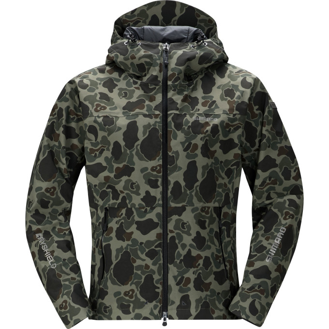 Куртка утеплённая SHIMANO RB-04JS DRYSHIELD зелёный камуфляж L 59YRB04JS78